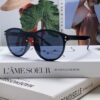 LOUIS VUITTON Round Frame Sunglasses with Detailed Design, Original LV Rimless Style, Classic Temple Logo, High-Quality Construction