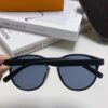 LOUIS VUITTON Round Frame Sunglasses with Detailed Design, Original LV Rimless Style, Classic Temple Logo, High-Quality Construction