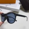 LOUIS VUITTON Round Frame Sunglasses with Detailed Design, Original LV Rimless Style, Classic Temple Logo, High-Quality Construction