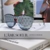 LOUIS VUITTON Round Frame Sunglasses with Detailed Design, Original LV Edgeless Style, Classic Temple Logo, High-Quality Fashion Eyewear