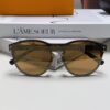 LOUIS VUITTON Round Frame Sunglasses with Detailed Design, Original LV Rimless Style, Classic Temple Logo, High-Quality Fashion Eyewear
