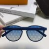 LOUIS VUITTON Round Frame Sunglasses with Detailed Design, Original LV Edgeless Style, Classic Temple Logo, High-Quality Construction