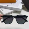 LOUIS VUITTON Round Frame Sunglasses with Detailed Design, Original LV Edgeless Style, Classic Temple Logo, High-Quality Fashion Eyewear
