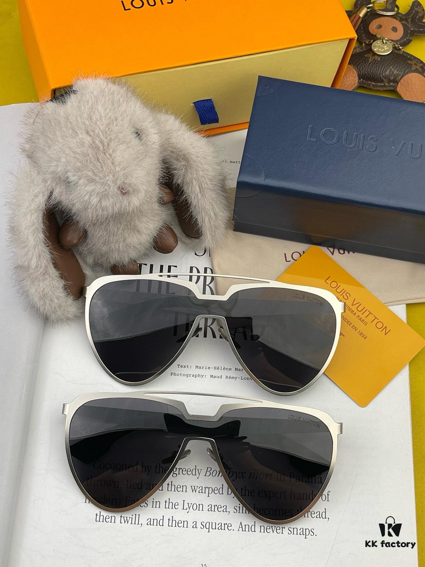 LOUIS VUITTON LV Men's Sunglasses 💋💋 Stylish Frame, High Quality, Universal Fit, For Connoisseurs Only, Extremely Popular 🍁🍁💯💯 Hong Kong Purchase, Premium Quality 🐝 Model: 0815