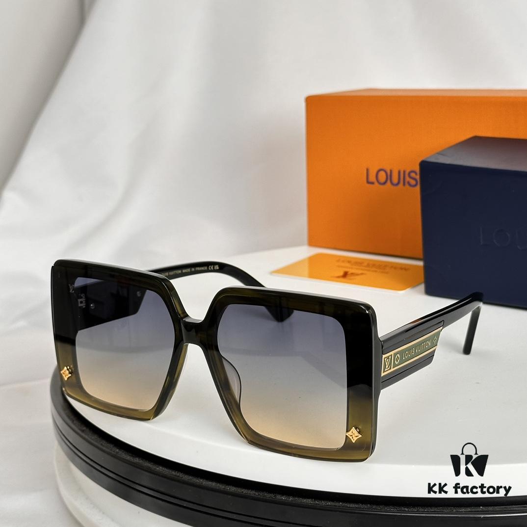 LOUIS VUITTON New Arrival Z6028E Square Frame Sunglasses