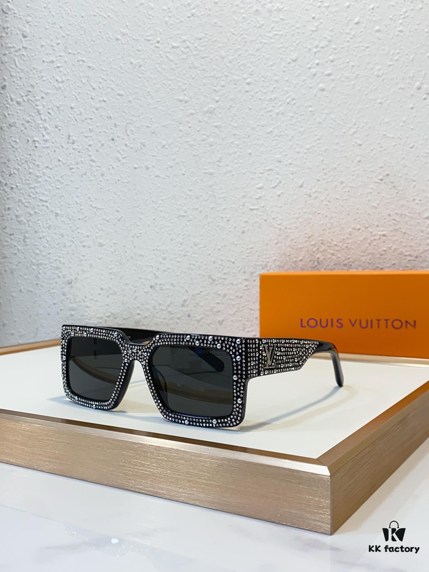 LV Z2396W Men's Sunglasses, Handcrafted Stars Design, Size 54-21-155