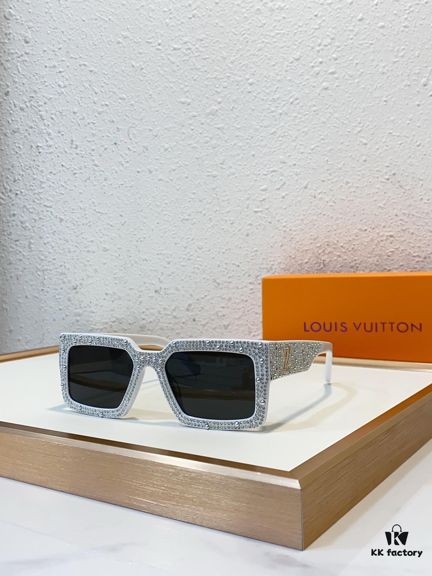 LV Z2396W Men's Sunglasses, Handcrafted Stars Design, Size 54-21-155