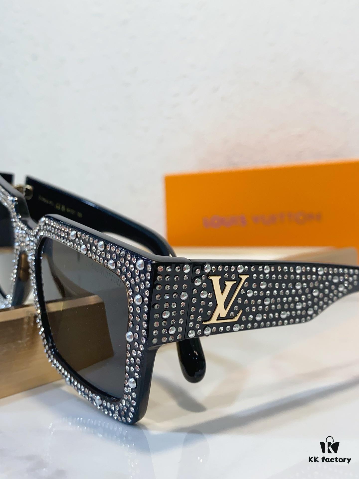 LV Z2396W Men's Sunglasses, Handcrafted Stars Design, Size 54-21-155