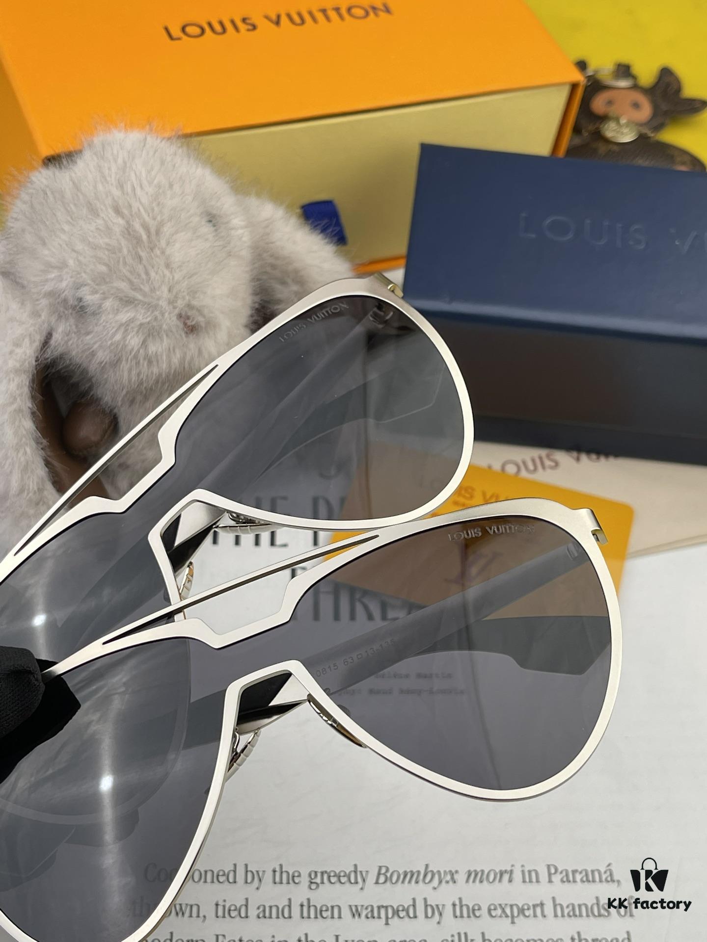 LOUIS VUITTON LV Men's Sunglasses, Stylish Frame, High Quality, Universal Fit, Highly Sought After, Hong Kong Authentic Purchase