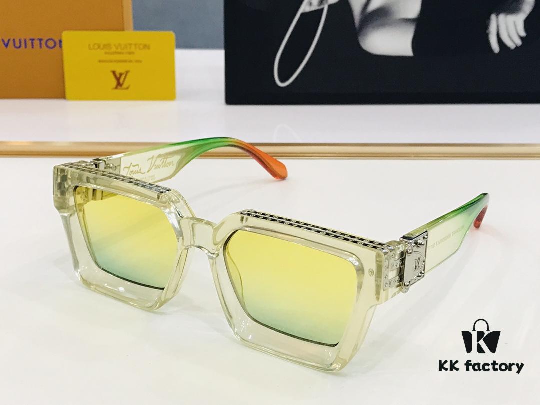LOUIS VUITTON LV Maison M96006 Size 56□17 Luxury Edition Gold Logo Dense Pattern BM Exquisite Sunglasses