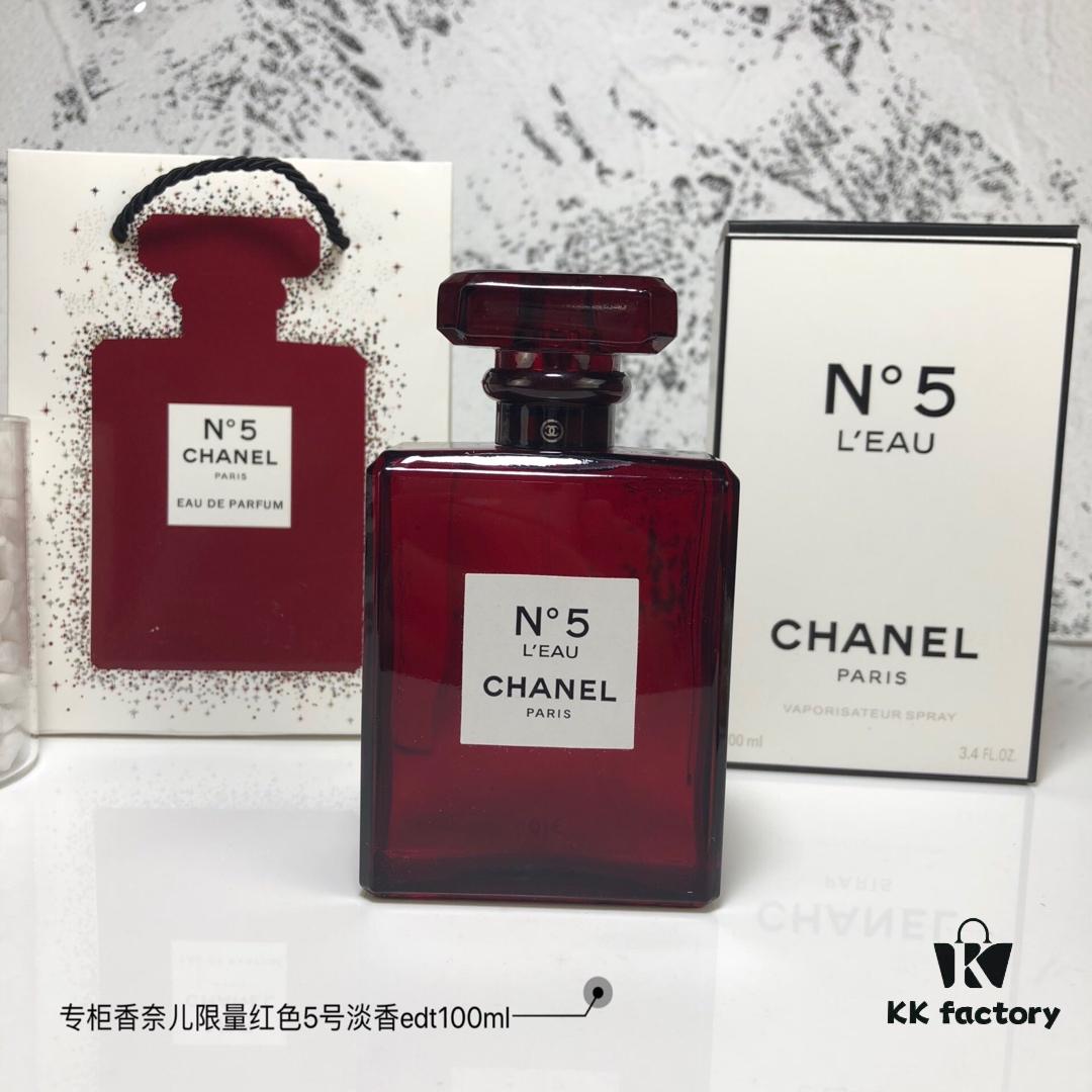 Chanel Counter Exclusive Limited Edition Red Bottle N°5 Eau de Toilette 100ML