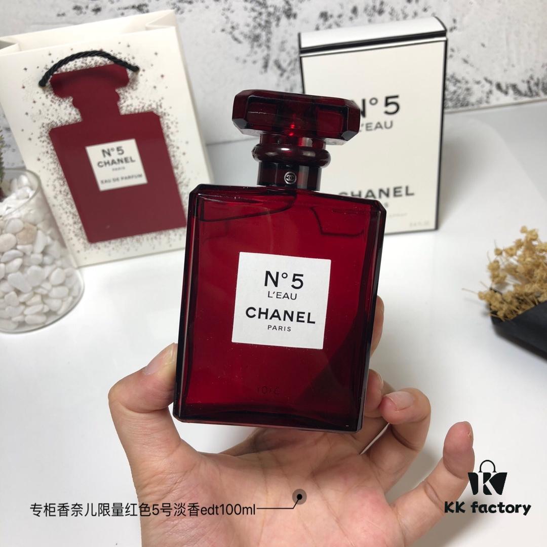 Chanel Counter Exclusive Limited Edition Red Bottle N°5 Eau de Toilette 100ML