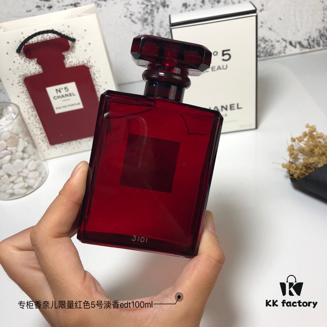 Chanel Counter Exclusive Limited Edition Red Bottle N°5 Eau de Toilette 100ML