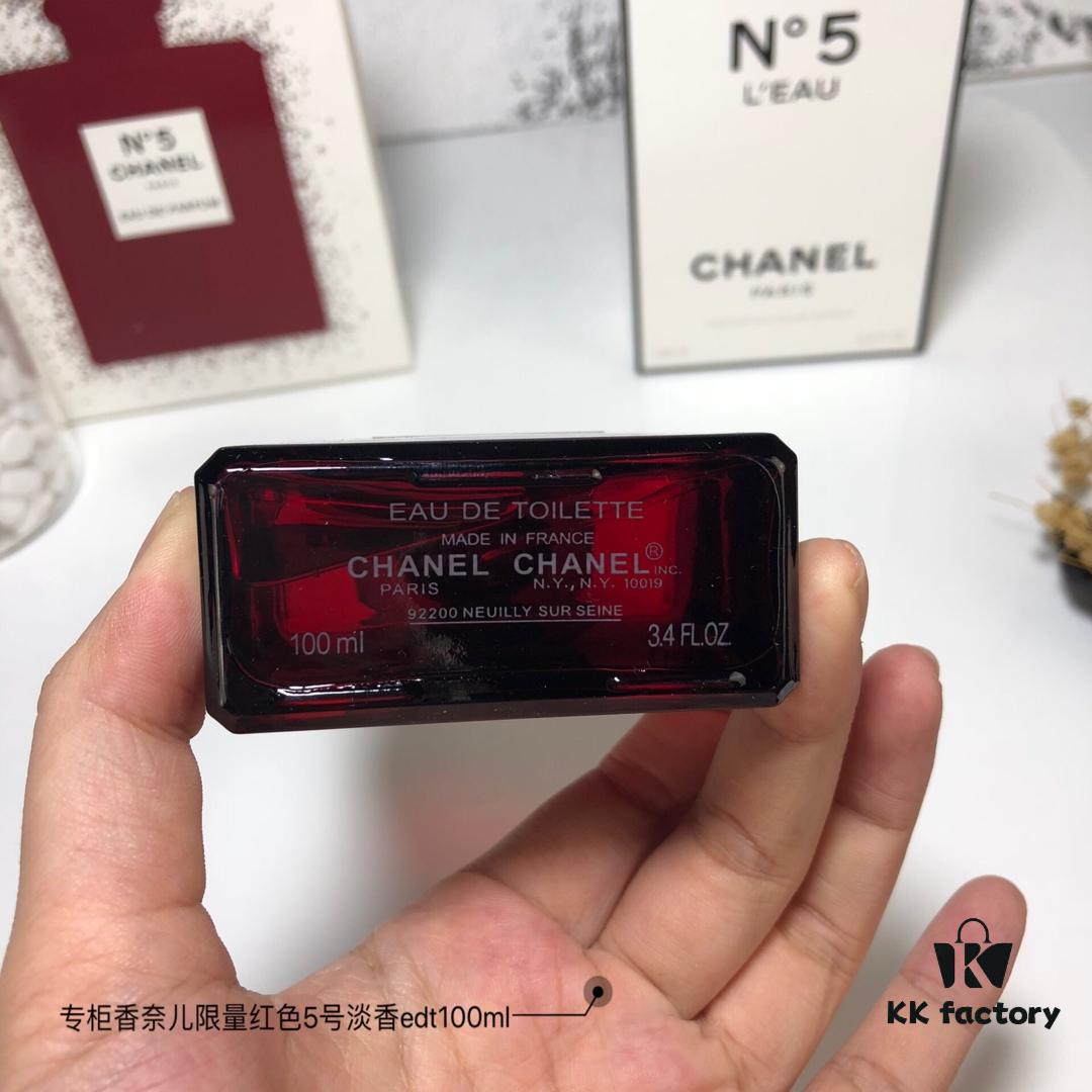 Chanel Counter Exclusive Limited Edition Red Bottle N°5 Eau de Toilette 100ML