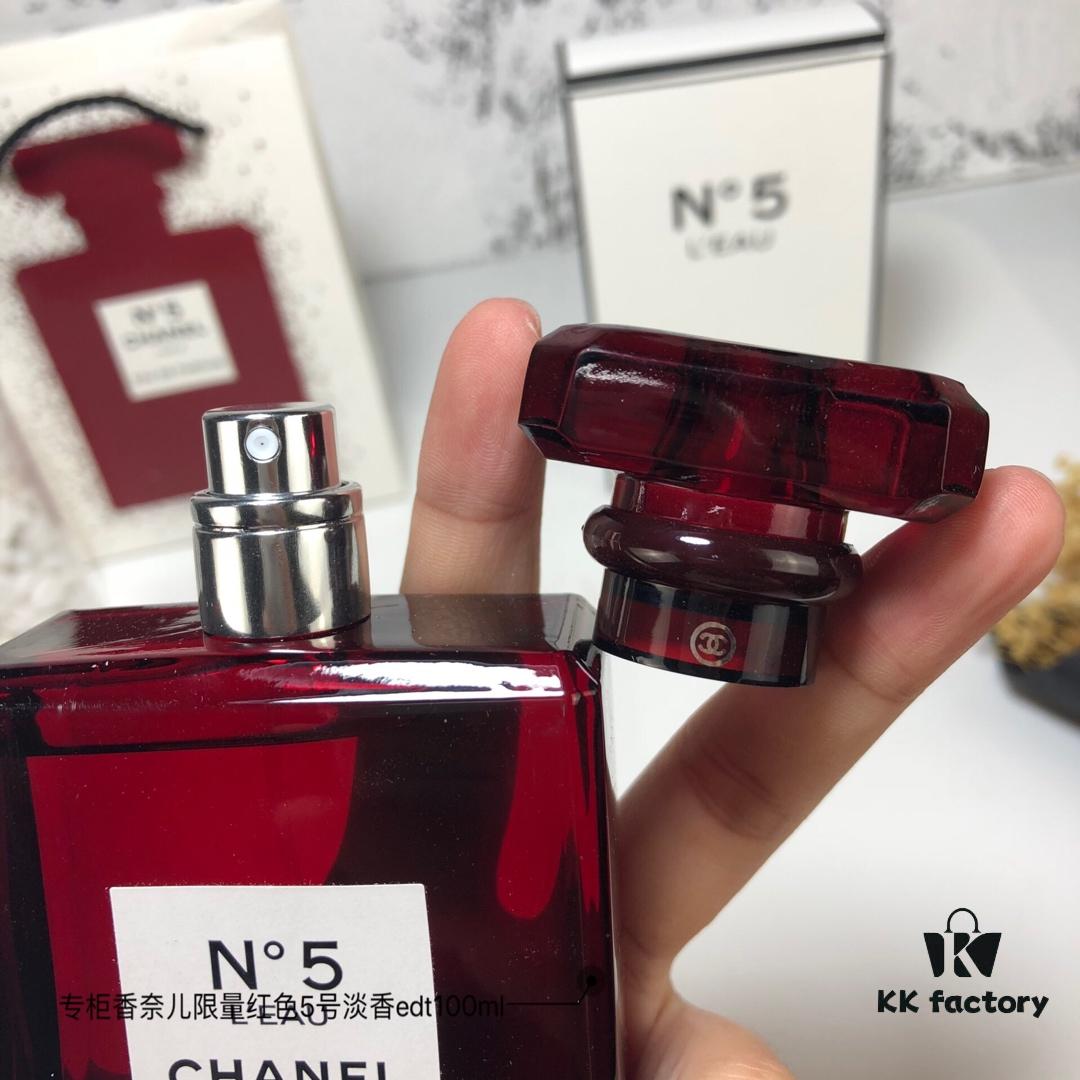 Chanel Counter Exclusive Limited Edition Red Bottle N°5 Eau de Toilette 100ML