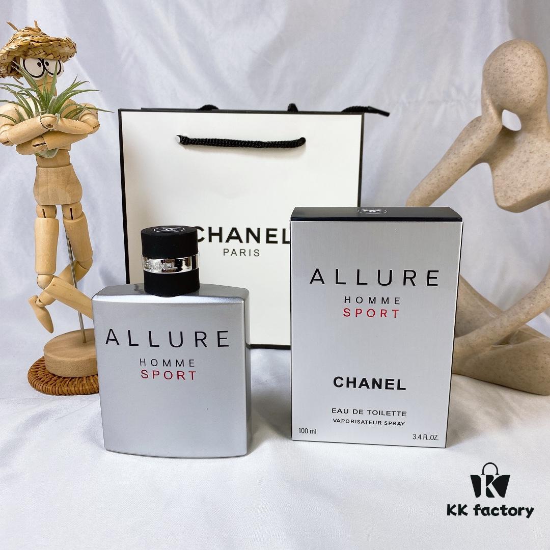 Chanel Allure Homme Sport Men's Eau de Toilette 100ml - Silver Fresh Oriental Fragrance