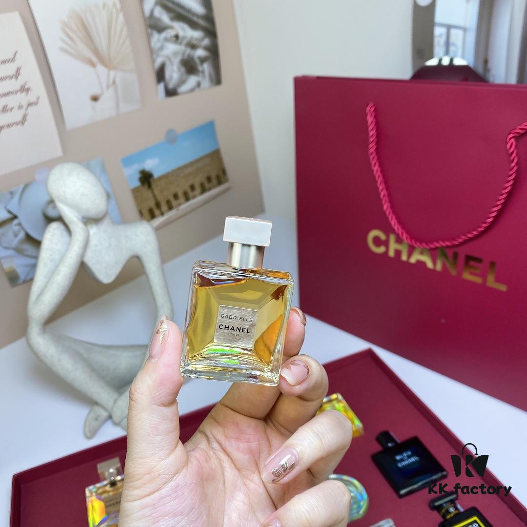 Chanel 14-Piece New Year Gift Set, Featuring a Collection of Popular Fragrances Including Gabrielle, Chance, Coco Mademoiselle, and No.5 Series