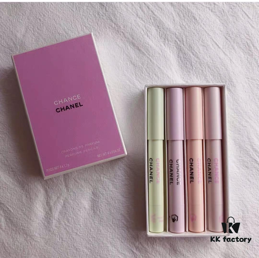 Chanel Chance Solid Perfume Pencil Set (4pcs) - New Arrival, Counter Version, 1.2g Each