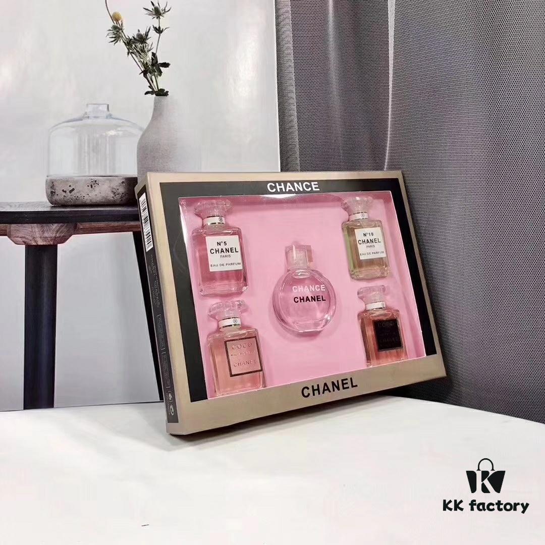 Chanel Mini Perfume Set of Five in Paper Box Edition 8.5ml + 7.5ml × 4