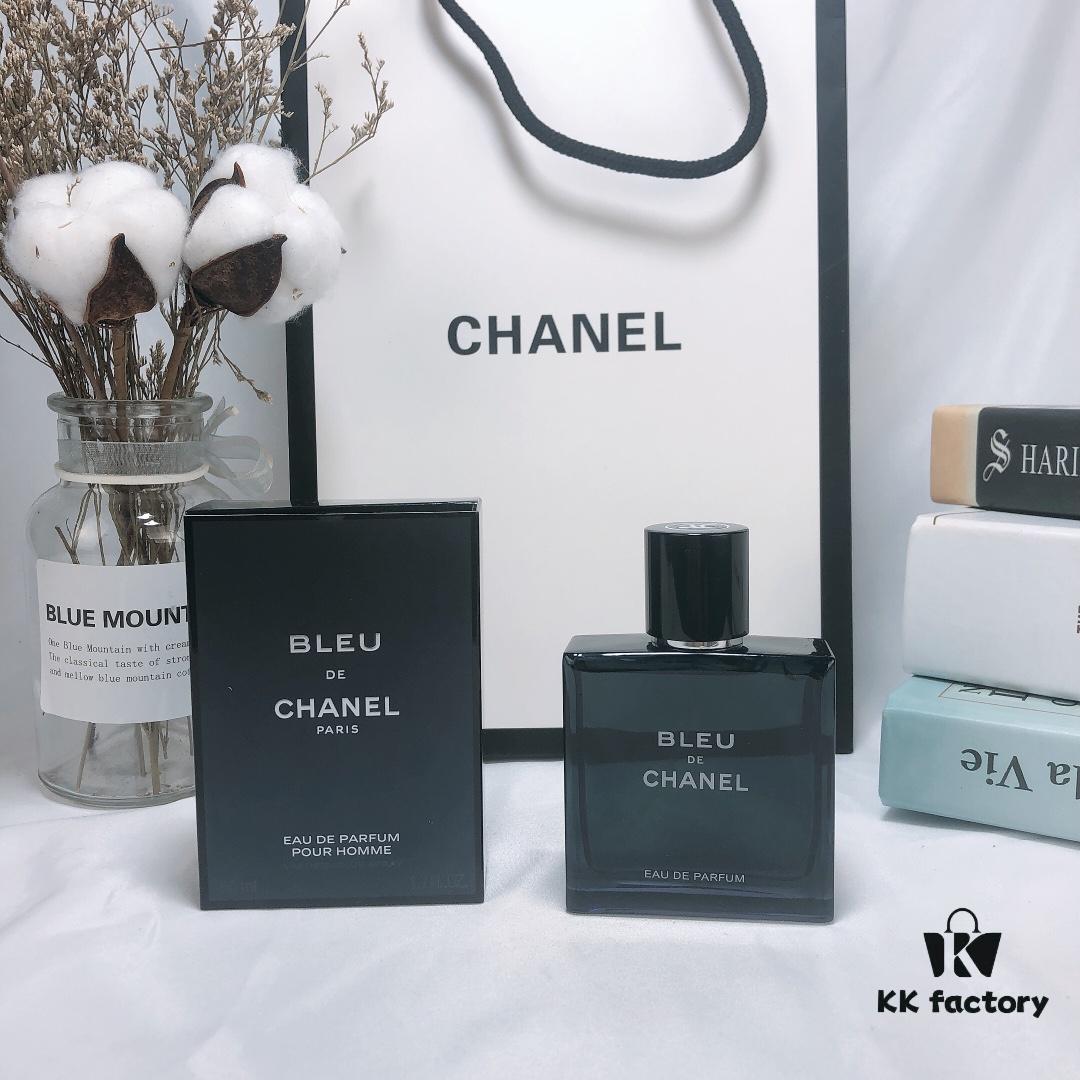 Chanel Bleu de Chanel Parfum for Men 50ml 100ml, New Version from Official Counter, Magnetic Automatic Closure Cap