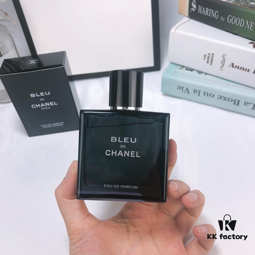 Chanel Bleu de Chanel Parfum for Men 50ml 100ml, New Version from Official Counter, Magnetic Automatic Closure Cap