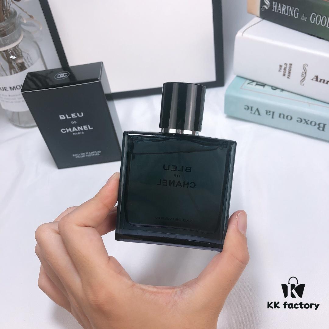 Chanel Bleu de Chanel Parfum for Men 50ml 100ml, New Version from Official Counter, Magnetic Automatic Closure Cap