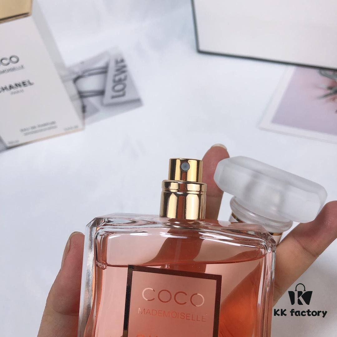 Chanel COCO Mademoiselle Eau de Toilette for Women, 100ml and 50ml, Fresh Oriental Fragrance