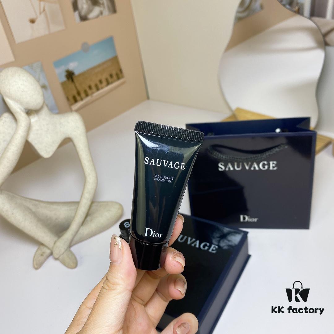 Clearance Dior Sauvage Sample Set Two-Piece EDP Perfume 10ml Shower Gel 20ml