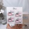 Dior Mini Heart Perfume 4-Piece Set in Wooden Box *5ml (Counter Version, No Sprayer, Screw Cap)