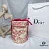 Dior Large Red Toile de Jouy Hydrangea Scented Candle Gift Set, Housewarming Gift 280g, with Boutique Shopping Bag