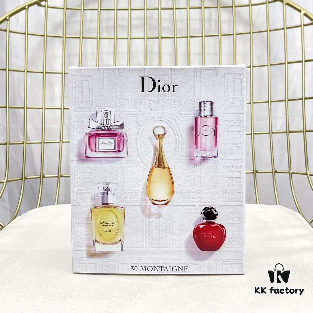 New Dior Cabinet Edition Château Set - Avenue Montaigne Perfume Collection Five-Piece Gift Set