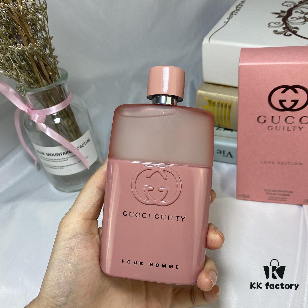 Gucci Love Edition 2020 Valentine's Limited Couple Perfume Pink Bottle for Her 90ml