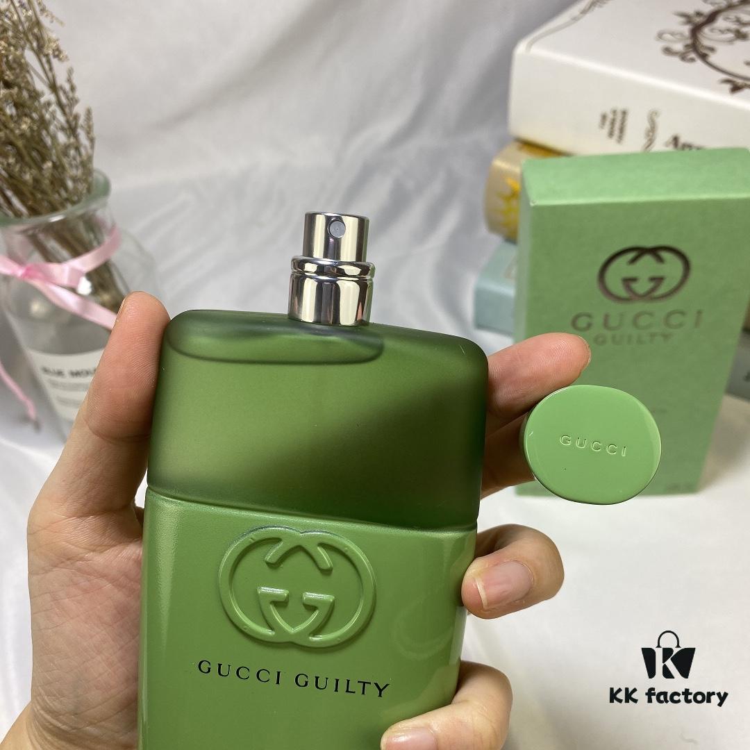 Gucci Love Edition 2020 Valentine's Limited Edition Unisex Perfume, Green Bottle for Men 90ml