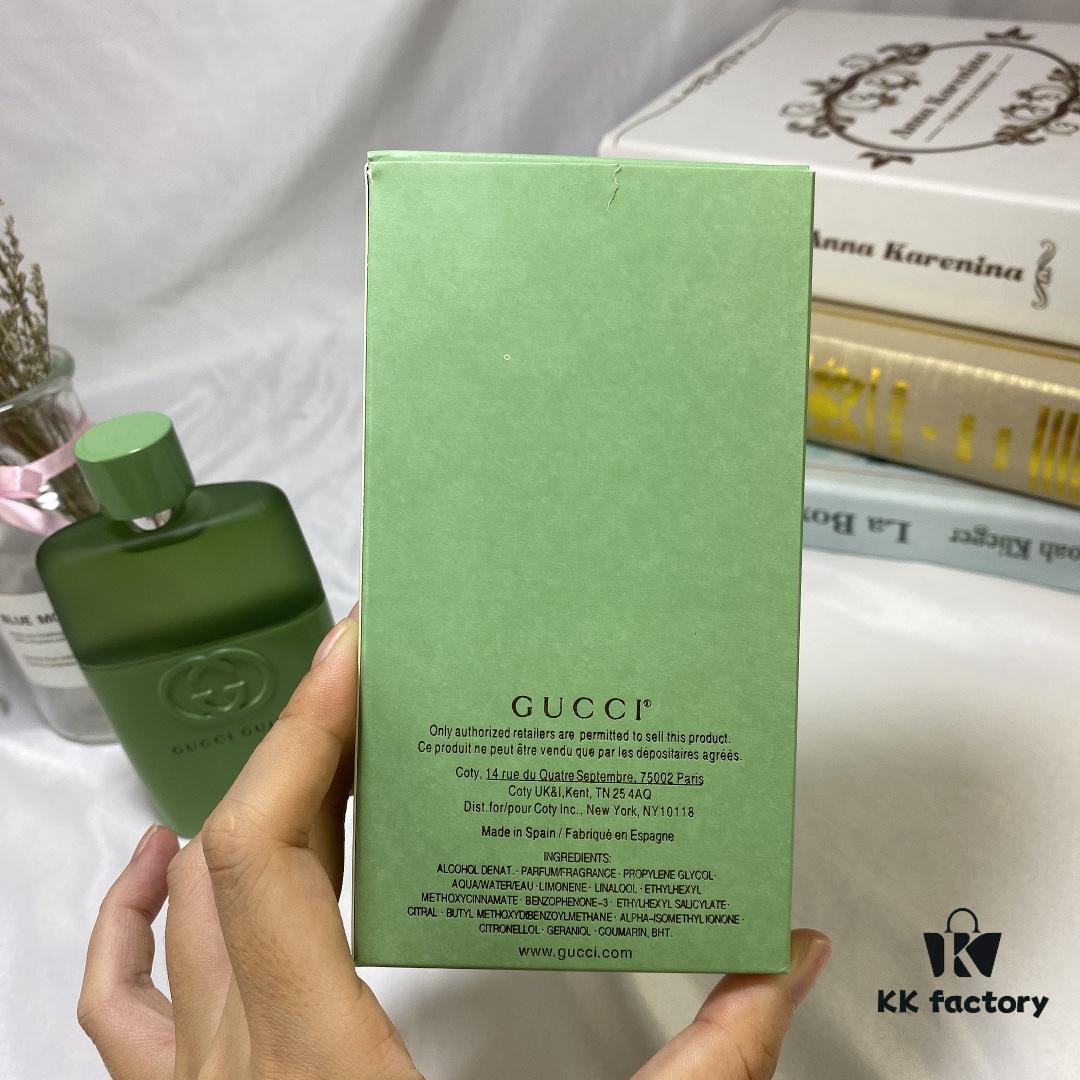 Gucci Love Edition 2020 Valentine's Limited Edition Unisex Perfume, Green Bottle for Men 90ml