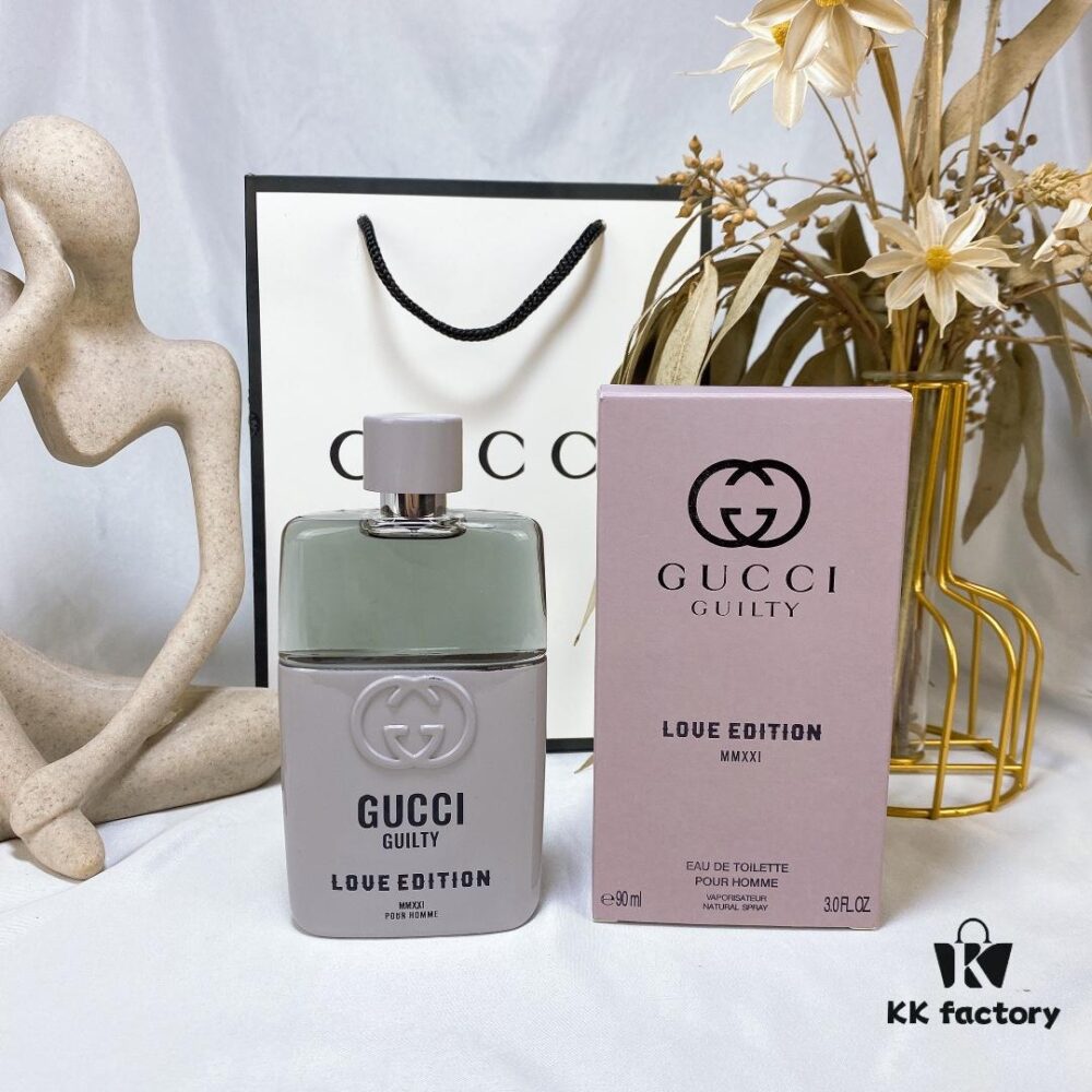 New Gucci Guilty Love Edition Purple Fantasy Men's Fragrance Set for Couples, 100ml