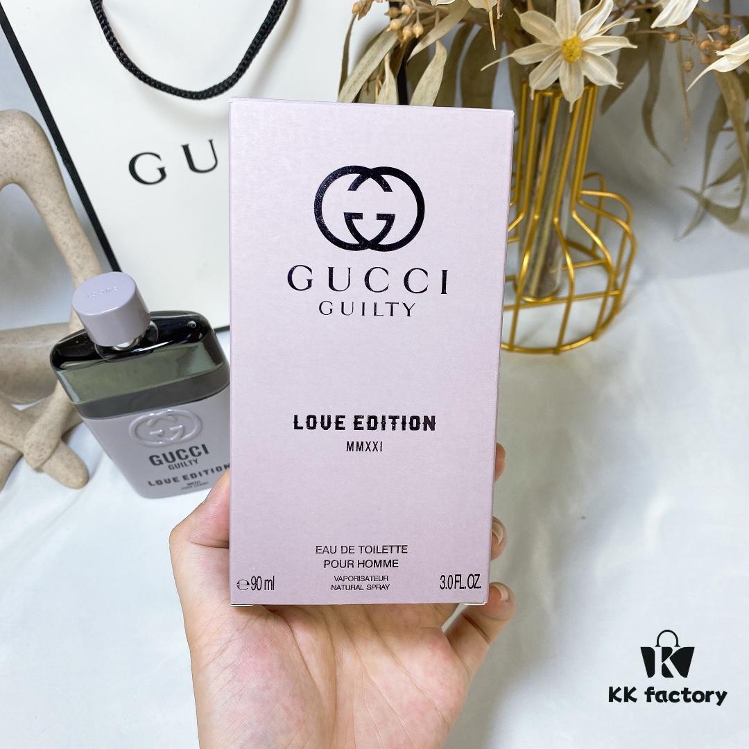 New Gucci Guilty Love Edition Purple Fantasy Men's Fragrance, Couple Perfume Set for Lover's Day, 100ml