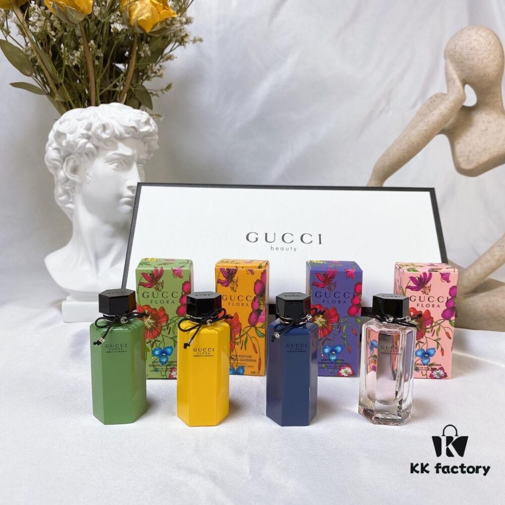 Gucci Flora Dance Limited Edition Set of Four 5ml Perfumes