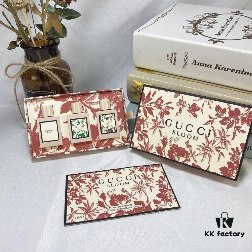 Gucci Bloom Perfume Mini Set 3-Piece * 5ml