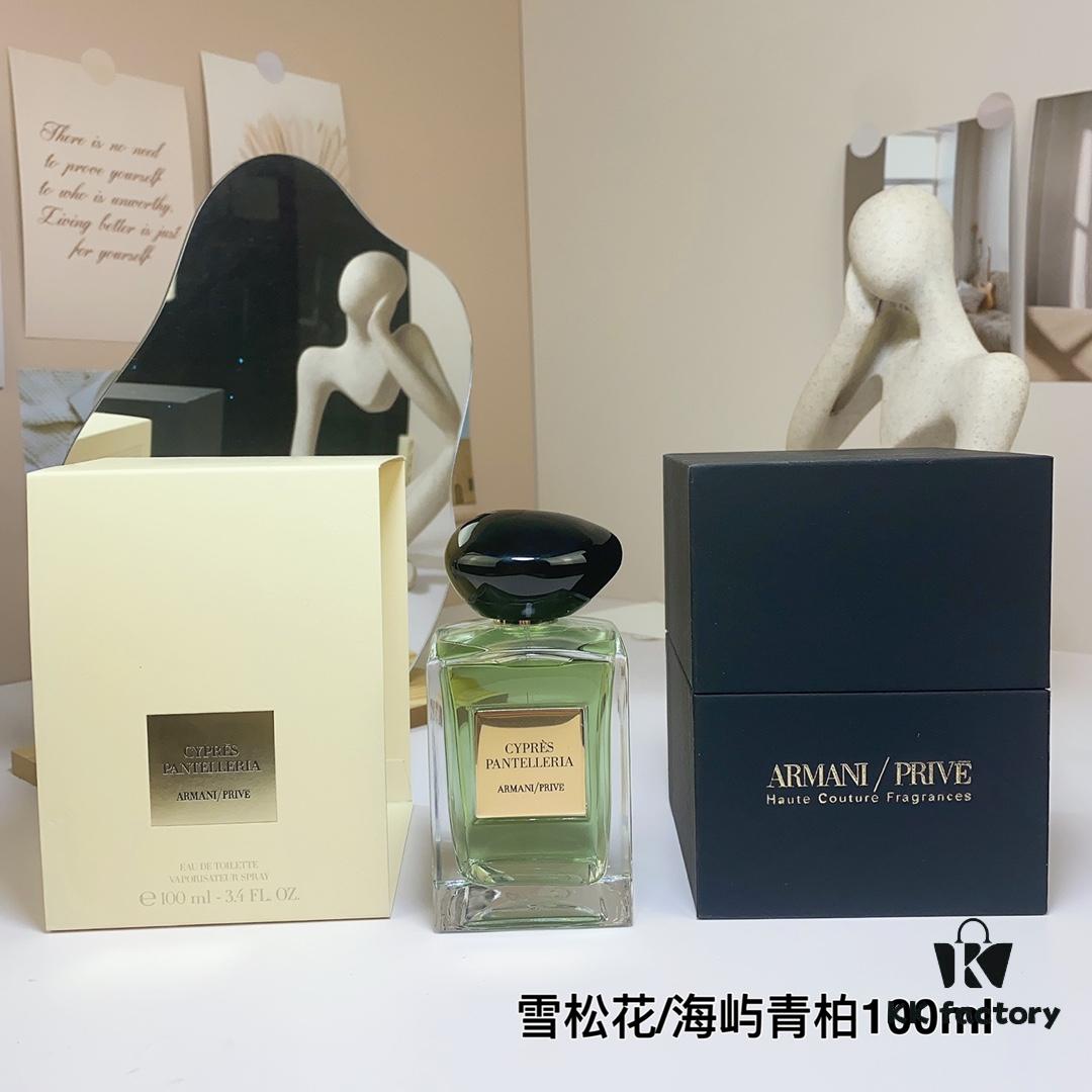 Armani 2021 New High-End Private Collection Perfume Pantelleria Island Cedar & Amber Scented Fragrance 100ml