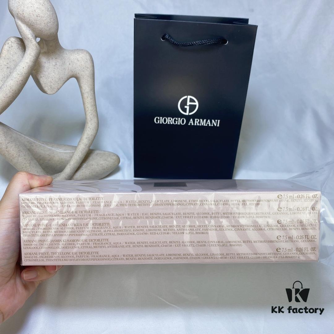 Q-Style Armani Privé Perfume Mini Set 7.5ml Five-Piece Collection