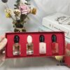 Counter Q-Sized Giorgio Armani Love 4-Piece Mini Set 7ml, Mini Version, No Spray Cap, Drop and Apply Style, Includes Four Variants: Yellow Love, Pink-Cap Light Love Scent, Pink Bottle Intense Love Scent, Red Love