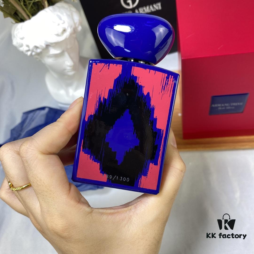 Red Box Spicy Ikat Bleu 100ml, Armani Arman Privé Ikat Bleu 2020