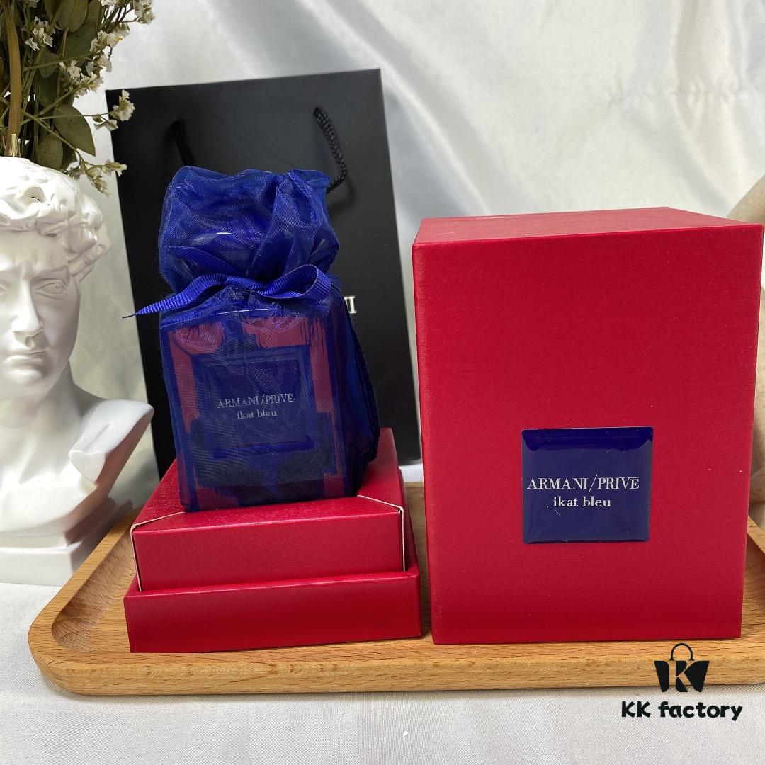 Red Box Spicy Ikat Bleu 100ml, Armani Arman Privé Ikat Bleu 2020