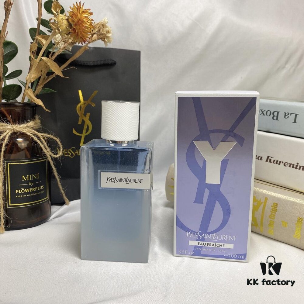 YSL Saint Laurent Y Eau de Toilette for Men - 2020 New Arrival, Matte Finish Fresh Fragrance, 100ml
