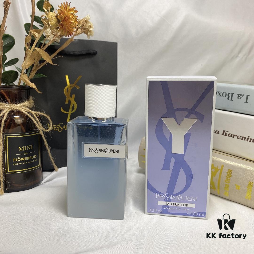 YSL Saint Laurent Y Eau de Toilette for Men - 2020 New Arrival, Matte Finish Fresh Fragrance, 100ml