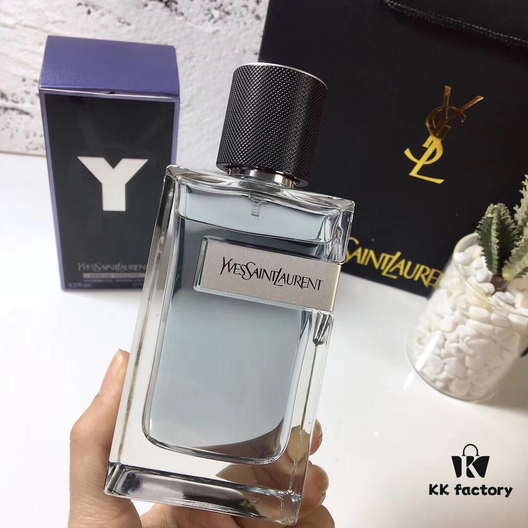 YSL Yves Saint Laurent Y for Men Eau de Toilette, Woody Aromatic with Fresh Marine Notes, 100ml