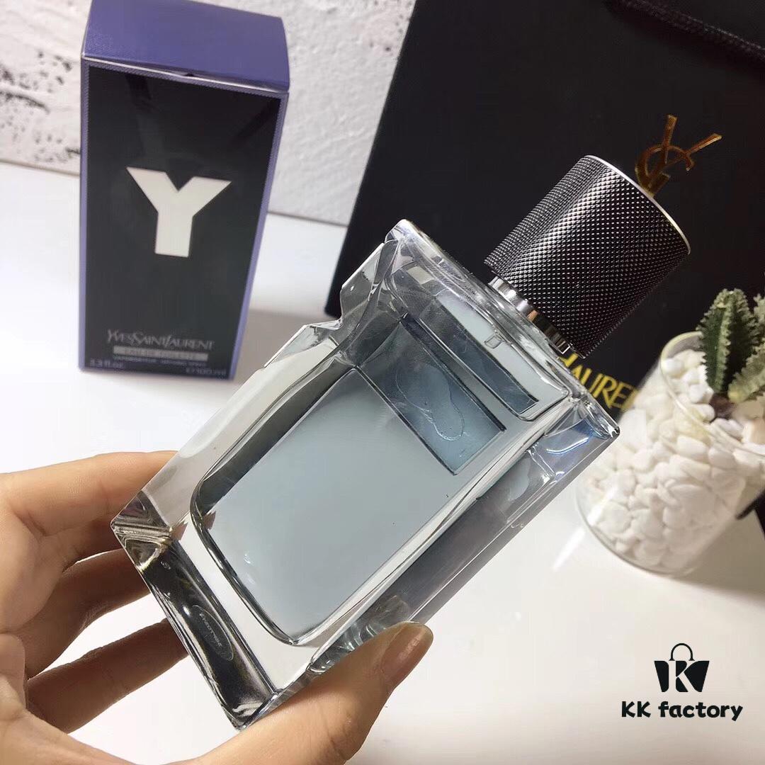 YSL Yves Saint Laurent Y for Men Eau de Toilette, Woody Aromatic with Fresh Marine Notes, 100ml