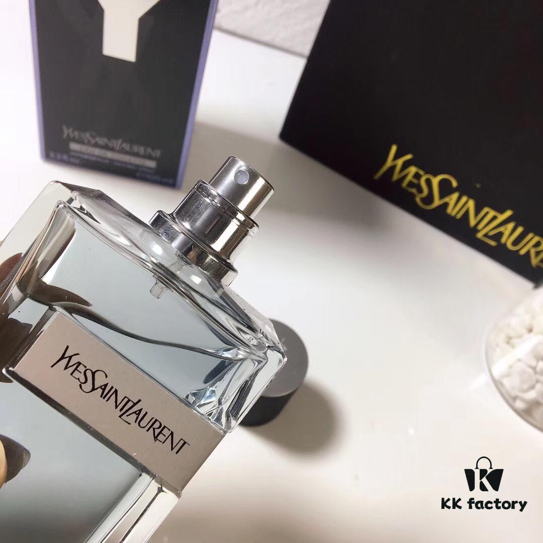 YSL Yves Saint Laurent Y for Men Eau de Toilette, Woody Aromatic with Fresh Marine Notes, 100ml