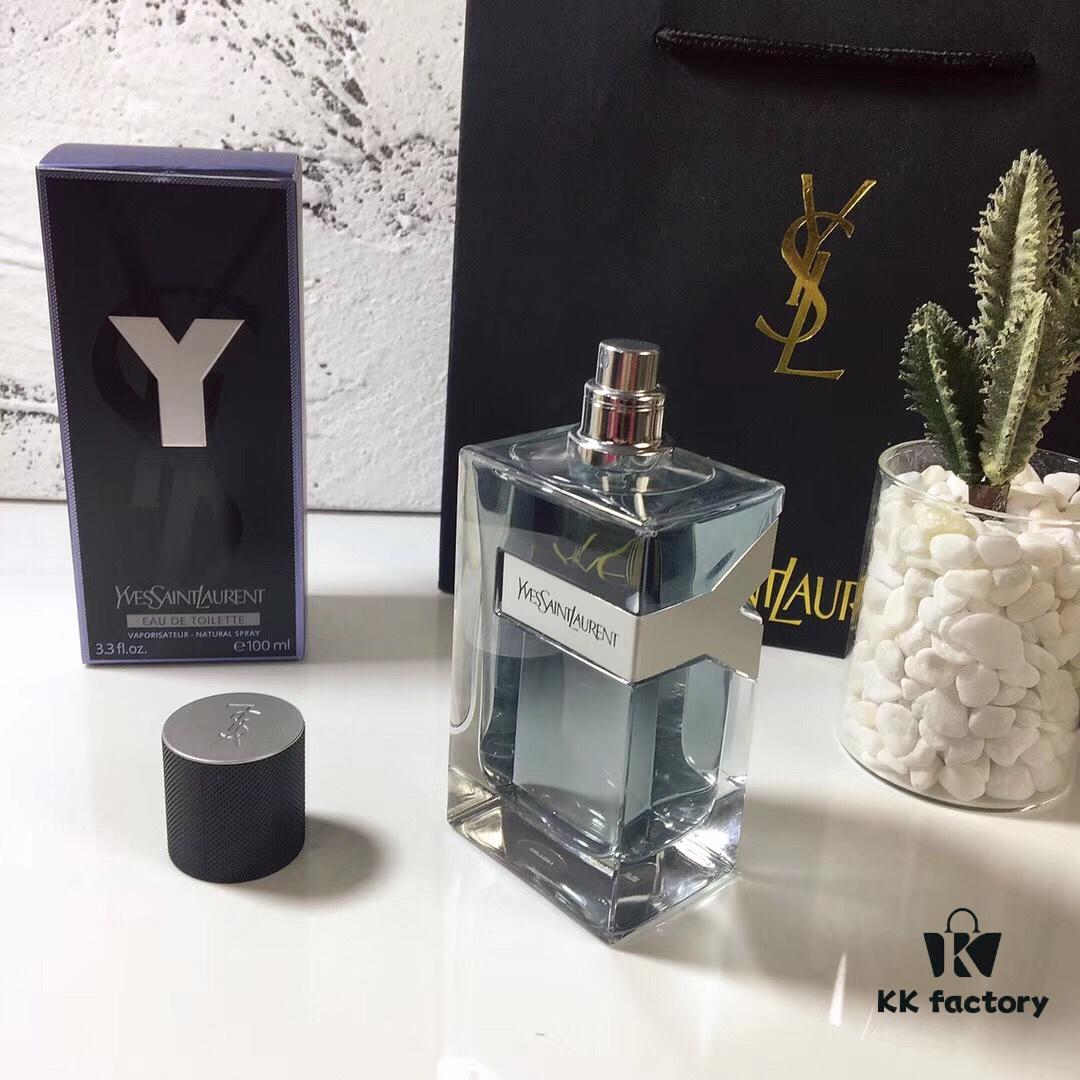 YSL Yves Saint Laurent Y for Men Eau de Toilette, Woody Aromatic with Fresh Marine Notes, 100ml