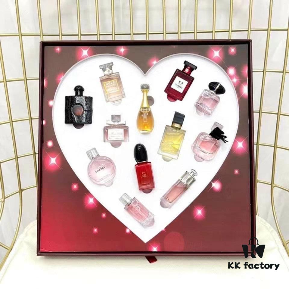 Luxury Perfume Mini Set 12-Piece Kit – Instantly 'Heart' Captured